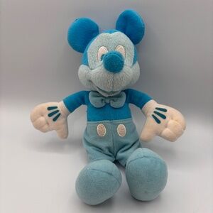 Disney Mickey Mouse Blue Winter Character Plush Stuffed Animal